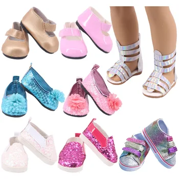 Doll Shoes 7 Cm Sequin Cute Sandals Shoes Boots For 18 Inch American&43 Cm Baby New Born Doll Accessories Girl`s Toy 1/3 Blyth
Doll Shoes 7 Cm Sequin Cute Sandals Shoes Boots For 18 Inch American&43 Cm Baby New Born Doll Accessories Girl`s Toy 1/3 Blyth