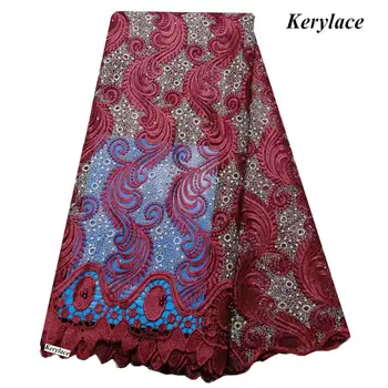 latest blue lace fabric 2020 high quality nigerian lace fabric for women dress wedding african tulle lace with 5 yards KRL-26881
latest blue lace fabric 2020 high quality nigerian lace fabric for women dress wedding african tulle lace with 5 yards KRL-26881