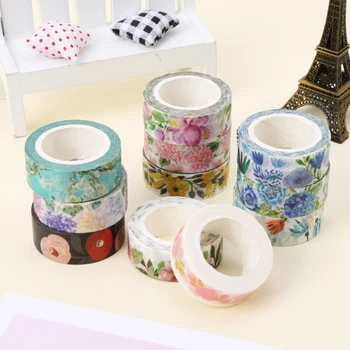 Cute Plants Flowers Adhesive Washi Tape DIY Decorative Masking Tape Scrapbooking 
Cute Plants Flowers Adhesive Washi Tape DIY Decorative Masking Tape Scrapbooking