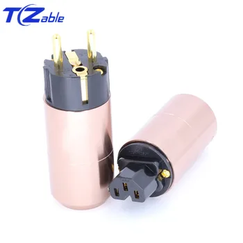 Hifi EU AC Power Plug Schuko Male IEC Female Connector Electrical Plug For Amplifier VCD DVD Player DIY Power Cable AC Adapter
Hifi EU AC Power Plug Schuko Male IEC Female Connector Electrical Plug For Amplifier VCD DVD Player DIY Power Cable AC Adapter