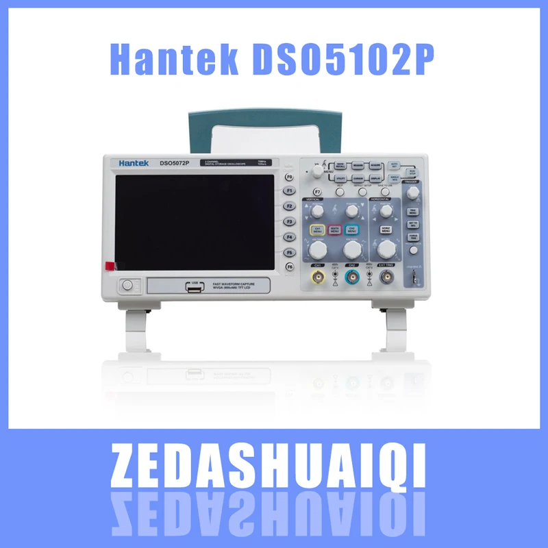 Hantek DSO5102P Digital Oscilloscope 100MHz 2Channels 1GSa/s Real Time sample rate USB host and device connectivity 7 Inch
Hantek DSO5102P Digital Oscilloscope 100MHz 2Channels 1GSa/s Real Time sample rate USB host and device connectivity 7 Inch