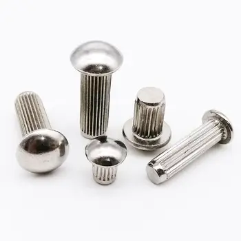 10/50pcs M2 M2.5 M3 M4 M5 A2-70 304 Stainless Steel Semi Button Round Head Knurled Shank Solid Rivet GB827 for Label Name Plate
10/50pcs M2 M2.5 M3 M4 M5 A2-70 304 Stainless Steel Semi Button Round Head Knurled Shank Solid Rivet GB827 for Label Name Plate