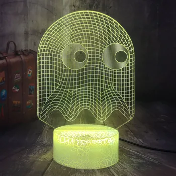 Buffalo Game Pac-Man Cute Pacman Ghosst 3D LED Crackle White Baby Night Light Desk Lamp Home Bedroom Decor Boys Christmas Gift
Buffalo Game Pac-Man Cute Pacman Ghosst 3D LED Crackle White Baby Night Light Desk Lamp Home Bedroom Decor Boys Christmas Gift