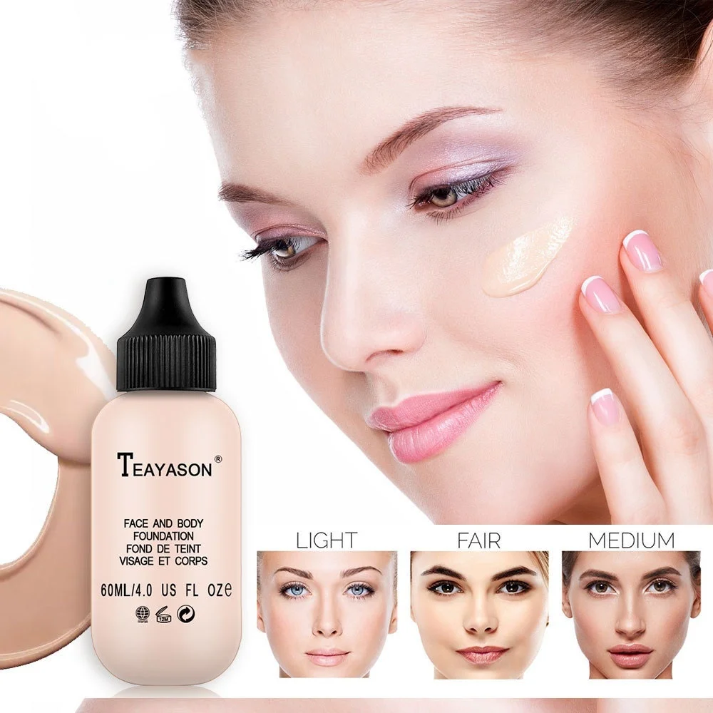 60ml Liquid Foundation Cream Full Coverage Foundation Hyaluronic Acid Professional Makeup Base Color Changing Brighten Lasting
60ml Liquid Foundation Cream Full Coverage Foundation Hyaluronic Acid Professional Makeup Base Color Changing Brighten Lasting