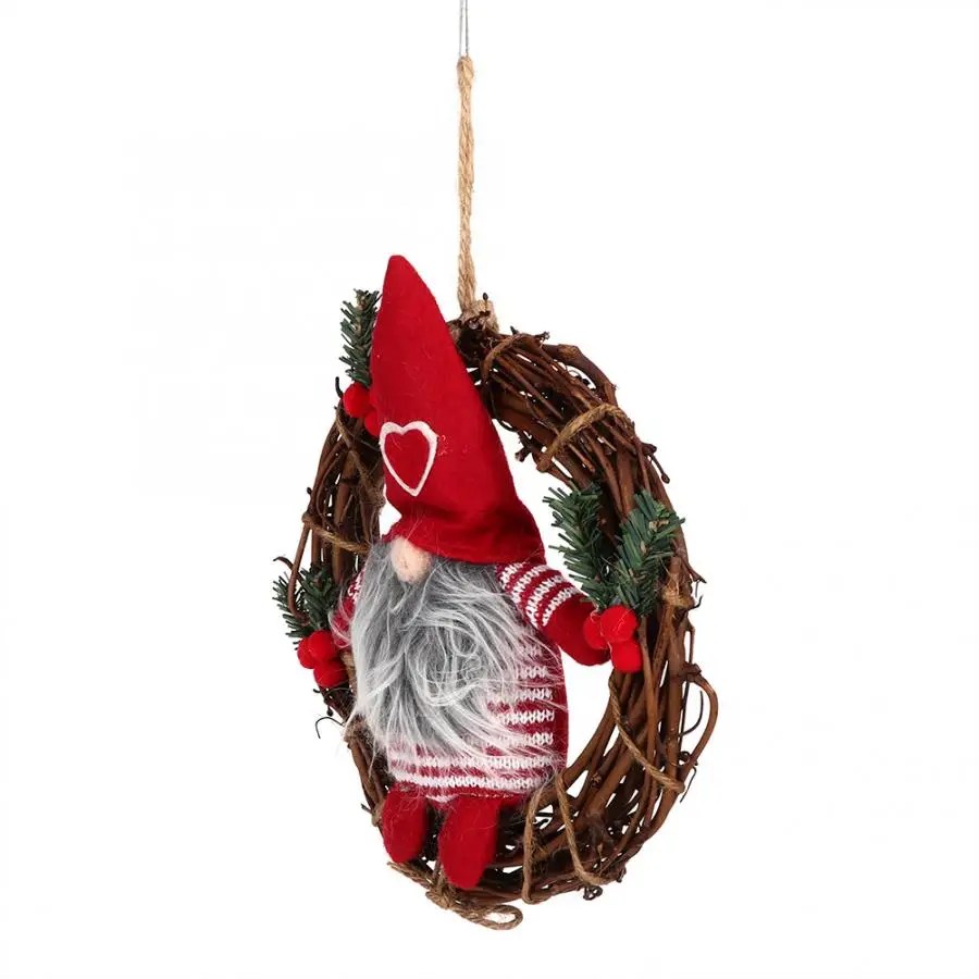 wreath decoration xmas ornament window prop necklaces pendants