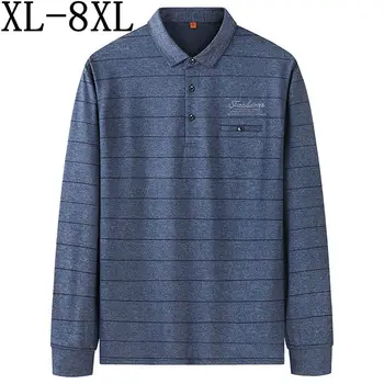 8XL 7XL 6XL 2020 Autumn Business Brand Men's Polo Shirt Top Quality Long Sleeve Male Polos Shirt with Pocket Striped Polos Homme 
8XL 7XL 6XL 2020 Autumn Business Brand Men's Polo Shirt Top Quality Long Sleeve Male Polos Shirt with Pocket Striped Polos Homme