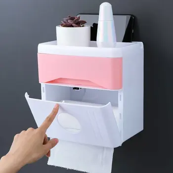 High Quality Wall Mounted Waterproof Paper Holder Bathroom Paper Roll Holder Rack Plastic MD88
High Quality Wall Mounted Waterproof Paper Holder Bathroom Paper Roll Holder Rack Plastic MD88