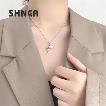 Genuine 925 Sterling Silver Fine Jewelry Angel Fairy Elves Choker Necklaces For Women Sterling-Silver-Jewelry BN084
Genuine 925 Sterling Silver Fine Jewelry Angel Fairy Elves Choker Necklaces For Women Sterling-Silver-Jewelry BN084