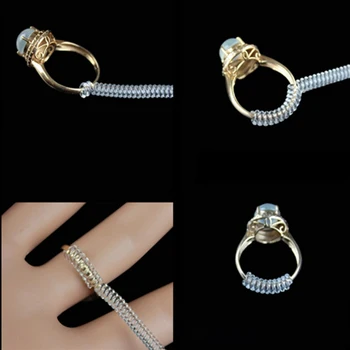12pcs Invisible Spiral Design Ring Size Adjuster DIY Durable Spring Resizing Tools Reducer Guard Tightener Practical Jewelry
12pcs Invisible Spiral Design Ring Size Adjuster DIY Durable Spring Resizing Tools Reducer Guard Tightener Practical Jewelry