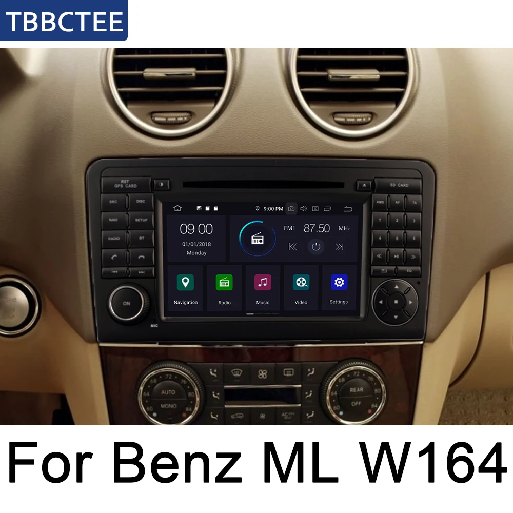 Для Mercedes Benz ML320 ML350 W164 2005 ~ 2012 NTG автомобильный dvd на основе android Мультимедиа GPS