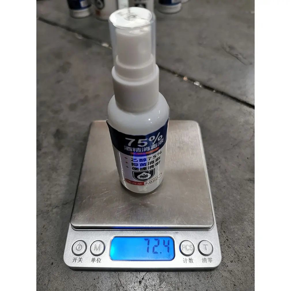 60/100ml Disposable Hand Sanitizer Ethanol Alcohol Disinfectant 75 Degree Alcohol Spray Disinfectant Gentle And Non-Irritating
60/100ml Disposable Hand Sanitizer Ethanol Alcohol Disinfectant 75 Degree Alcohol Spray Disinfectant Gentle And Non-Irritating