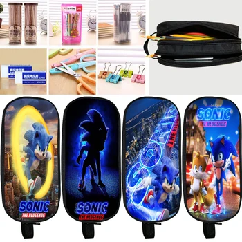 High Quality Print Students Sonic Pencil Bag Boys Girls Stationery Bag Anime Pencil Holder Child Cute Cartoon Pencil Case Gift 
High Quality Print Students Sonic Pencil Bag Boys Girls Stationery Bag Anime Pencil Holder Child Cute Cartoon Pencil Case Gift