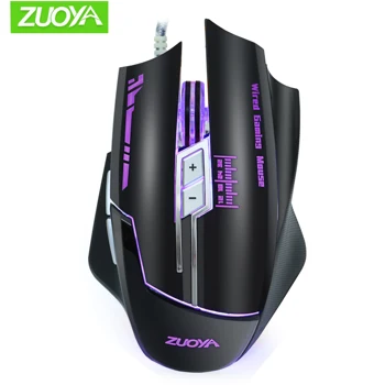 ZUOYA Gaming Mouse Professional Gamer Mouse DPI Adjustable USB Wired Mice LED Optical Mouse for Laptop Computer FPS Game
ZUOYA Gaming Mouse Professional Gamer Mouse DPI Adjustable USB Wired Mice LED Optical Mouse for Laptop Computer FPS Game