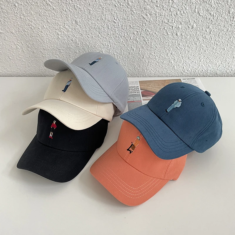 

2021 New Best-selling Women's Baseball Caps Korean Summer Wild Fashion Net Red Cap Japanese Outdoor Street Men's Sports Sun Hats