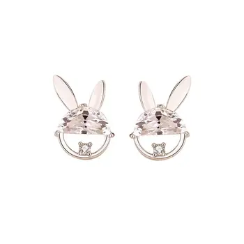 New Product Rabbit Sterling Silver Earrings Female Simple Fashion Diamond Earrings Personality Wild Tide Ear Jewelry
New Product Rabbit Sterling Silver Earrings Female Simple Fashion Diamond Earrings Personality Wild Tide Ear Jewelry