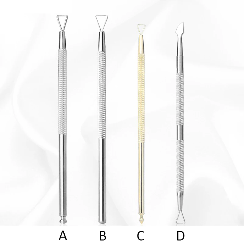 1pc Stainless Steel Triangle Stick Nail Gel Removal Rod Pusher Cleaner for Removing Polish Double Head Cuticle Manicure Art Tool
1pc Stainless Steel Triangle Stick Nail Gel Removal Rod Pusher Cleaner for Removing Polish Double Head Cuticle Manicure Art Tool
