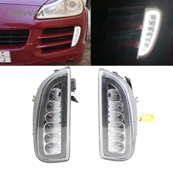 1Pair DRL for Porsche Cayenne I 957 9PA 2006 2007 2008 2009 2010 LED Turn signals position light Daytime Running Light fog lamp
1Pair DRL for Porsche Cayenne I 957 9PA 2006 2007 2008 2009 2010 LED Turn signals position light Daytime Running Light fog lamp