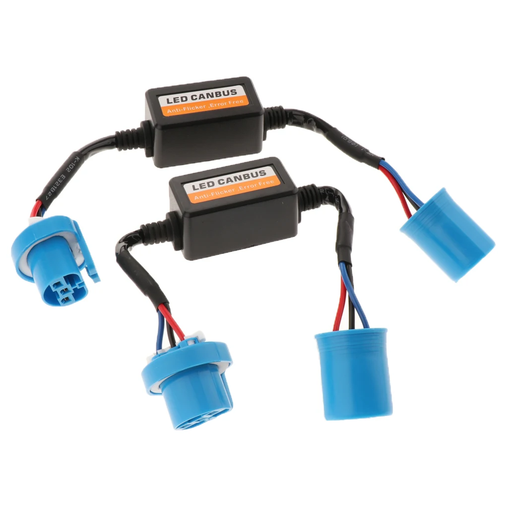 2 Pieces 9007 LED Conversion Kit Headlight Canbus Error Free Anti Flickering Resistor Decoder 2 Pieces 9007 LED Conversion Kit Headlight Canbus Error Free Anti Flickering Resistor Decoder