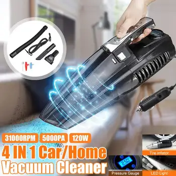 120W 4 in 1 Multi Function Car Vacuum Cleaner Inflatable Pump with Digital Display Portable Dual Use Car Auto Air Compressor
120W 4 in 1 Multi Function Car Vacuum Cleaner Inflatable Pump with Digital Display Portable Dual Use Car Auto Air Compressor