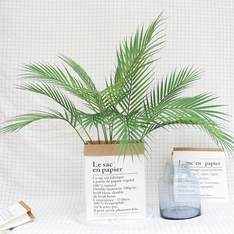 88cm Artificial Palm Tree Green Leaf Plants Plastic Branch Tropical Leaves Indoor Fake Plant Tree Home Garden Decor Bonsai
88cm Artificial Palm Tree Green Leaf Plants Plastic Branch Tropical Leaves Indoor Fake Plant Tree Home Garden Decor Bonsai