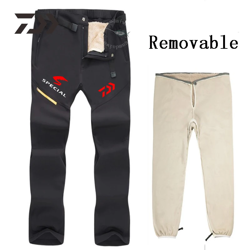 Daiwa Gore-Tex Pants Waterproof Quick-drying Warm Breathable Windproof Thicken Hiking Pants Detachable Two-piece Fleece Pants
Daiwa Gore-Tex Pants Waterproof Quick-drying Warm Breathable Windproof Thicken Hiking Pants Detachable Two-piece Fleece Pants