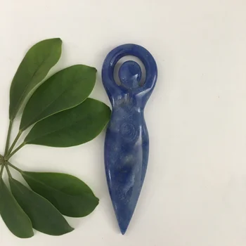 Z Natural sodalite Crystal Hand Carved Angel Goddess Statue Figurine Wand Point Wicca Healing
Z Natural sodalite Crystal Hand Carved Angel Goddess Statue Figurine Wand Point Wicca Healing