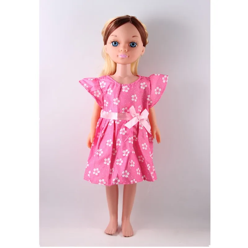 Модное милое платье с красными цветами повседневная одежда аксессуары для куклы