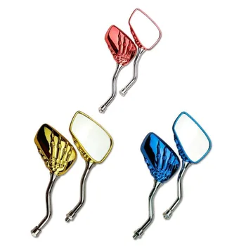 1 Pair Left Right Universal Motorcycle Side Mirrors Skeleton Skull Hand Design Rear View Mirrors Car Modification Parts
1 Pair Left Right Universal Motorcycle Side Mirrors Skeleton Skull Hand Design Rear View Mirrors Car Modification Parts