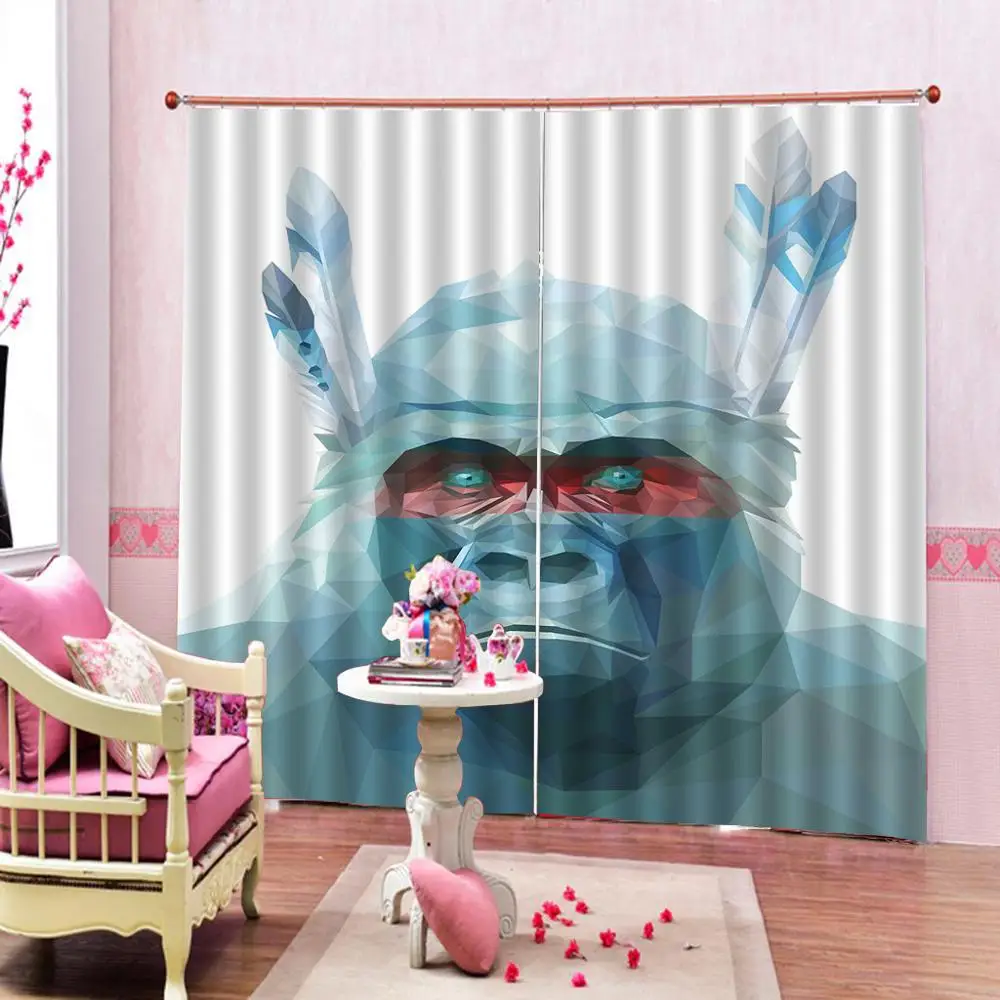 Pashion Photo Customized size 3D Digital Print Monkey Modern Blackout Curtains For Living Room Bedroom Window Drapes
Pashion Photo Customized size 3D Digital Print Monkey Modern Blackout Curtains For Living Room Bedroom Window Drapes