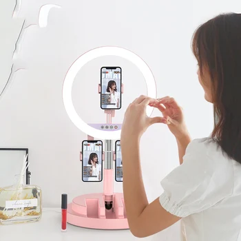 Dual Selfie LED Ring Light with Long Arm Cell Phone Mobile Holder For Youtube Live Stream Makeup Photography Ringlight
Dual Selfie LED Ring Light with Long Arm Cell Phone Mobile Holder For Youtube Live Stream Makeup Photography Ringlight