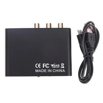 ARC Audio Adapter HDMI Audio Extractor Digital To Analog Audio Converter 192KHz Aluminum DAC SPDIF Coaxial RCA 3.5mm Jack Output
ARC Audio Adapter HDMI Audio Extractor Digital To Analog Audio Converter 192KHz Aluminum DAC SPDIF Coaxial RCA 3.5mm Jack Output