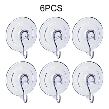 6pcs Keys Kitchen Bathroom Punch Free Glass Window Towel Removable Reusable PVC Transparent Suction Cup Hooks Home 60mm Brushes
6pcs Keys Kitchen Bathroom Punch Free Glass Window Towel Removable Reusable PVC Transparent Suction Cup Hooks Home 60mm Brushes