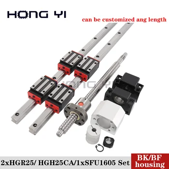 Hiwin HGR25 Linear Wizard Any Length+DSG16H+Ball Screw SFU1605+Linear Bearing Block+BK12/BF12+Coupler in 100% Same Linear Lane
Hiwin HGR25 Linear Wizard Any Length+DSG16H+Ball Screw SFU1605+Linear Bearing Block+BK12/BF12+Coupler in 100% Same Linear Lane