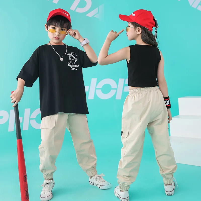 New Style Hip Hop Girls Hip Hop Childrenswear Fashion Korean-style Navel Vest Tops Children Jazz Dance Table Performance Workwea
New Style Hip Hop Girls Hip Hop Childrenswear Fashion Korean-style Navel Vest Tops Children Jazz Dance Table Performance Workwea