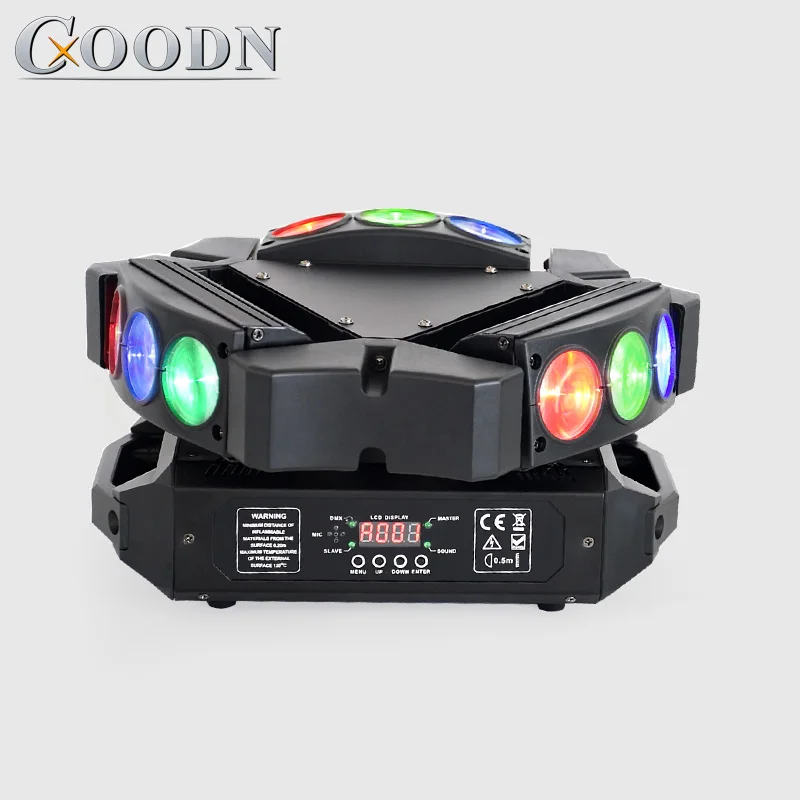 MINI LED 9x12W LED Spider Light RGBW DMX Stage Lights Dj LED Spider Moving Head Beam Light
MINI LED 9x12W LED Spider Light RGBW DMX Stage Lights Dj LED Spider Moving Head Beam Light