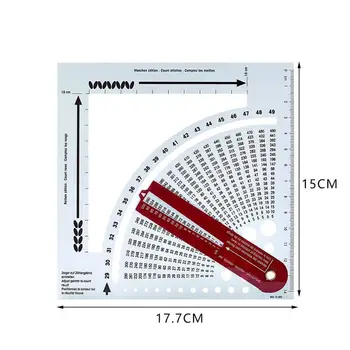 1PC Knitting Gauge Converter Knitting Calculator knitting Calculator, Sewing Tools,knitting Counter,Density Ruler
1PC Knitting Gauge Converter Knitting Calculator knitting Calculator, Sewing Tools,knitting Counter,Density Ruler