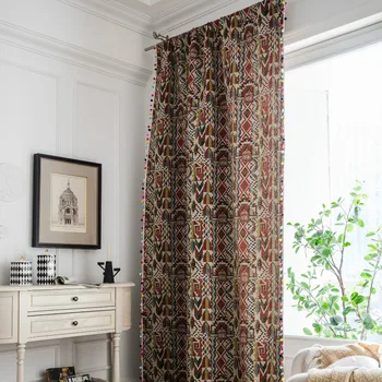 Color Geometric Tassel Curtains Boho Wool Ball Lace Kitchen Curtains Semi-Shading Bedroom Bay Window Curtains Home Decoration
Color Geometric Tassel Curtains Boho Wool Ball Lace Kitchen Curtains Semi-Shading Bedroom Bay Window Curtains Home Decoration