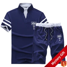 New Men's Korean Casual T-shirts+shorts Two-piece sets Summer short-sleeved Tops Plus size Print Polo shirt clothes for men
New Men's Korean Casual T-shirts+shorts Two-piece sets Summer short-sleeved Tops Plus size Print Polo shirt clothes for men