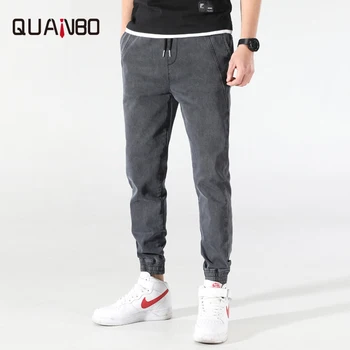 QUANBO 2019 Autumn Winter New Arrival Black Jeans Mens Elastic Slim Fit Pencil Pants Fashion Streetwear Casual Denim Pants
QUANBO 2019 Autumn Winter New Arrival Black Jeans Mens Elastic Slim Fit Pencil Pants Fashion Streetwear Casual Denim Pants