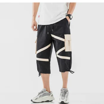 FAVOCENT Men's Cropped Trousers Summer Baggy Large Size Chiffon Flat Cargo Girdlle Japanese tide Leisure Straight-Leg Slacks
FAVOCENT Men's Cropped Trousers Summer Baggy Large Size Chiffon Flat Cargo Girdlle Japanese tide Leisure Straight-Leg Slacks