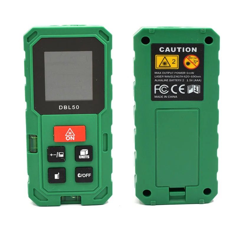 High Accuracy 3 IN 1 Professional Mini 50M Laser Rangefinder Area Volume Distance Electric Measuring Ruler Roulette Laser Tape
High Accuracy 3 IN 1 Professional Mini 50M Laser Rangefinder Area Volume Distance Electric Measuring Ruler Roulette Laser Tape