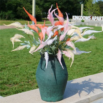 10pcs/lot Silk 6 Heads Jolie Yarn Sprig Artificial Flowers Branch Wedding Guide Flower Valentine's Day Home Decoration
10pcs/lot Silk 6 Heads Jolie Yarn Sprig Artificial Flowers Branch Wedding Guide Flower Valentine's Day Home Decoration