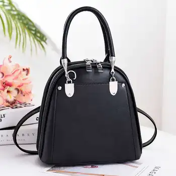 New casual solid color ladies shoulder bag shoulder bag trend simple wild small backpack 
New casual solid color ladies shoulder bag shoulder bag trend simple wild small backpack