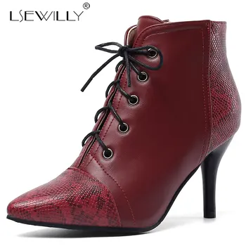 Lsewilly women's Wholesale Size 32-46 Thin High Heels Ankle Boots Woman Shoes Pointed Toe Autumn Booties Women Shoes K122
Lsewilly women's Wholesale Size 32-46 Thin High Heels Ankle Boots Woman Shoes Pointed Toe Autumn Booties Women Shoes K122