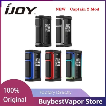 Original IJOY Captain 2 Max 180W Output TC Vape MOD & Powered By Dual 18650 Batteries & 0.96 Inch Screen E-cigs VS Shogun /Gen
Original IJOY Captain 2 Max 180W Output TC Vape MOD & Powered By Dual 18650 Batteries & 0.96 Inch Screen E-cigs VS Shogun /Gen
