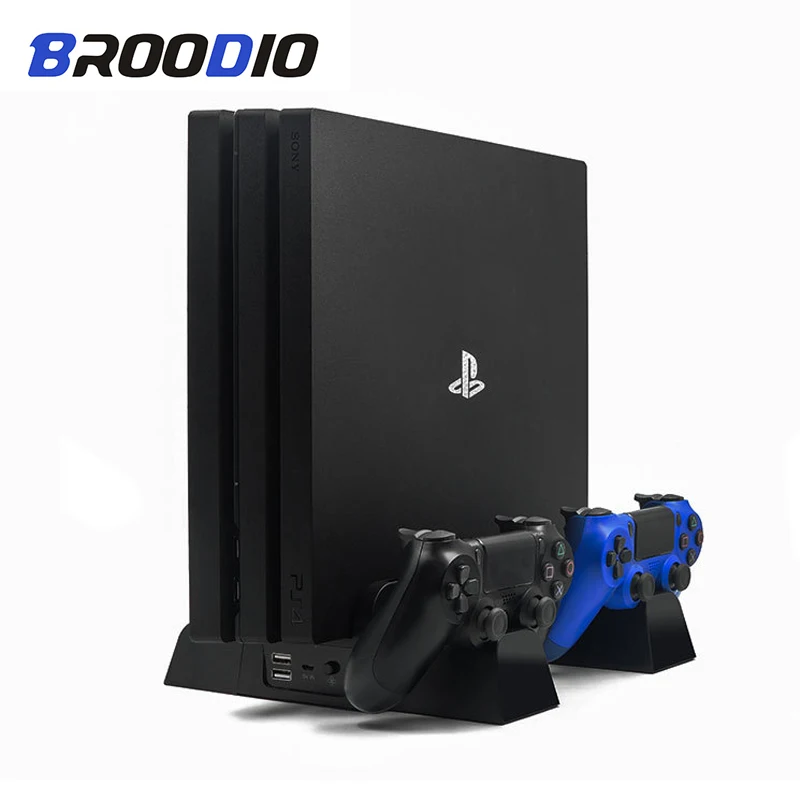 PS4/PS4 Slim/PS4 PRO Dual Controller Charger Console Vertical Cooling Fan Stand Charging Station For SONY Playstation 4 Slim Pro
PS4/PS4 Slim/PS4 PRO Dual Controller Charger Console Vertical Cooling Fan Stand Charging Station For SONY Playstation 4 Slim Pro