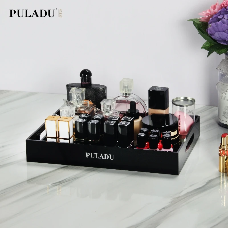 Prado acrylic lipstick makeup storage box finishing box skin care products storage tray dressing table top 
Prado acrylic lipstick makeup storage box finishing box skin care products storage tray dressing table top