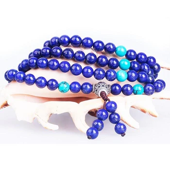Open light natural lapis lazie 108 Buddha beads multi-layer multi-circle hand string
Open light natural lapis lazie 108 Buddha beads multi-layer multi-circle hand string