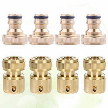 8PCS/Set Quick Connector Brass Replacement 3/4 inch Connector Fitting Adapter for Water Pipe Garden Hose Water Hose
8PCS/Set Quick Connector Brass Replacement 3/4 inch Connector Fitting Adapter for Water Pipe Garden Hose Water Hose
