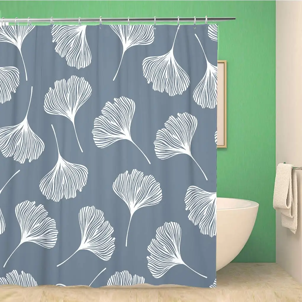 Bathroom Shower Curtain Pattern Ginkgo Leaves Artistic Birthday Blank Creative Doodle Elegant Polyester Fabric 60x72 inches
Bathroom Shower Curtain Pattern Ginkgo Leaves Artistic Birthday Blank Creative Doodle Elegant Polyester Fabric 60x72 inches